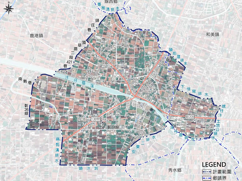 計畫範圍 (出處:彰化縣政府)
