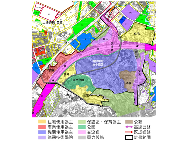 空間發展 (出處:中華民國內政部)