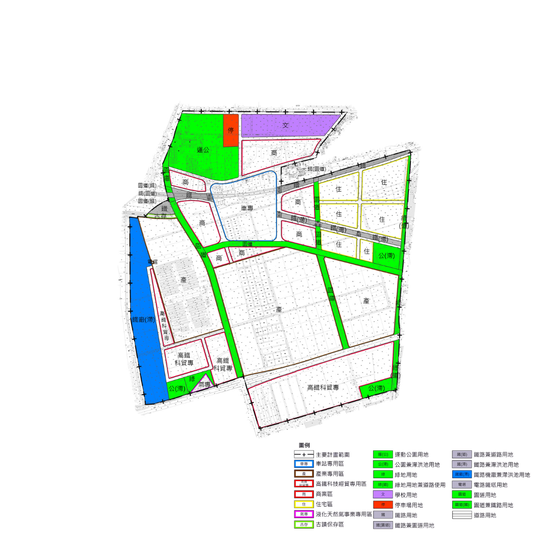 圖五 土地使用計畫(出處:屏東縣政府)