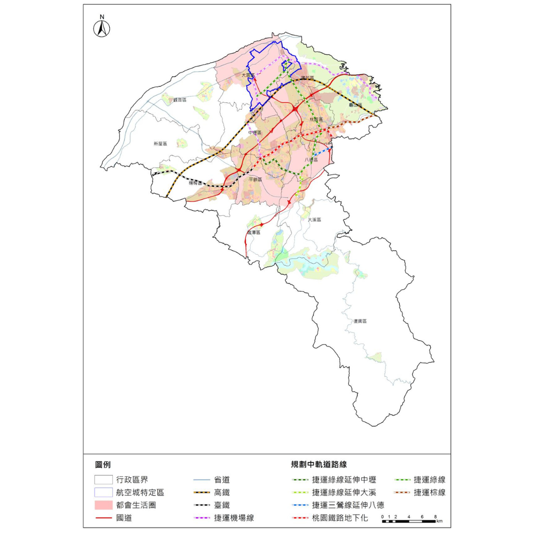 圖五 周邊重大建設(出處:桃園市政府)