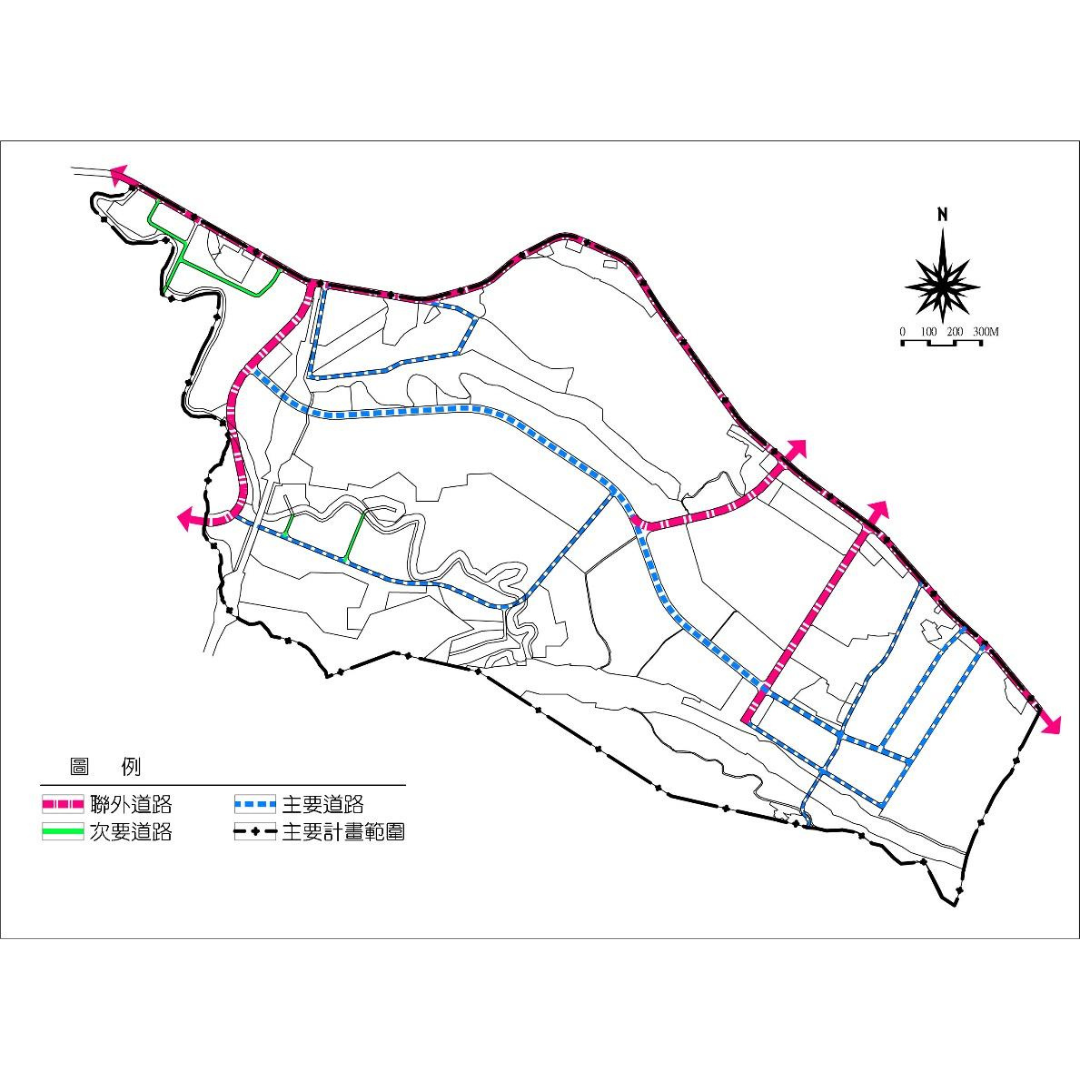 圖四 交通系統計畫(出處:新竹縣政府)