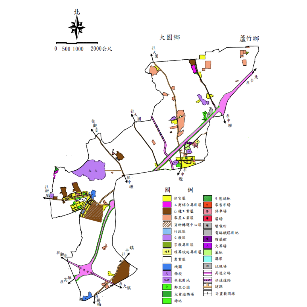 圖3 土地計畫(出處:桃園市政府)