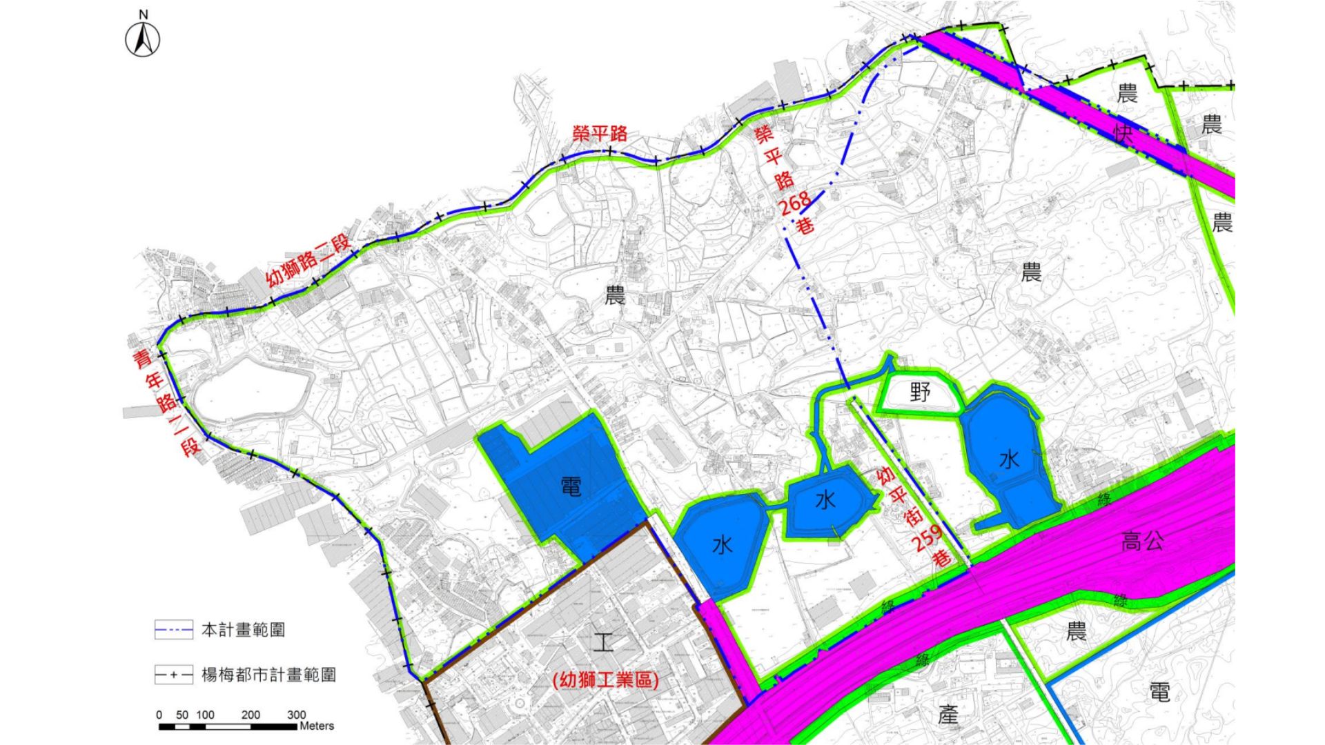 細部計畫(來源：擬定楊梅都市計畫細部計畫書)