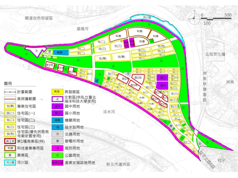 細部計畫案 (出處:臺北市政府)