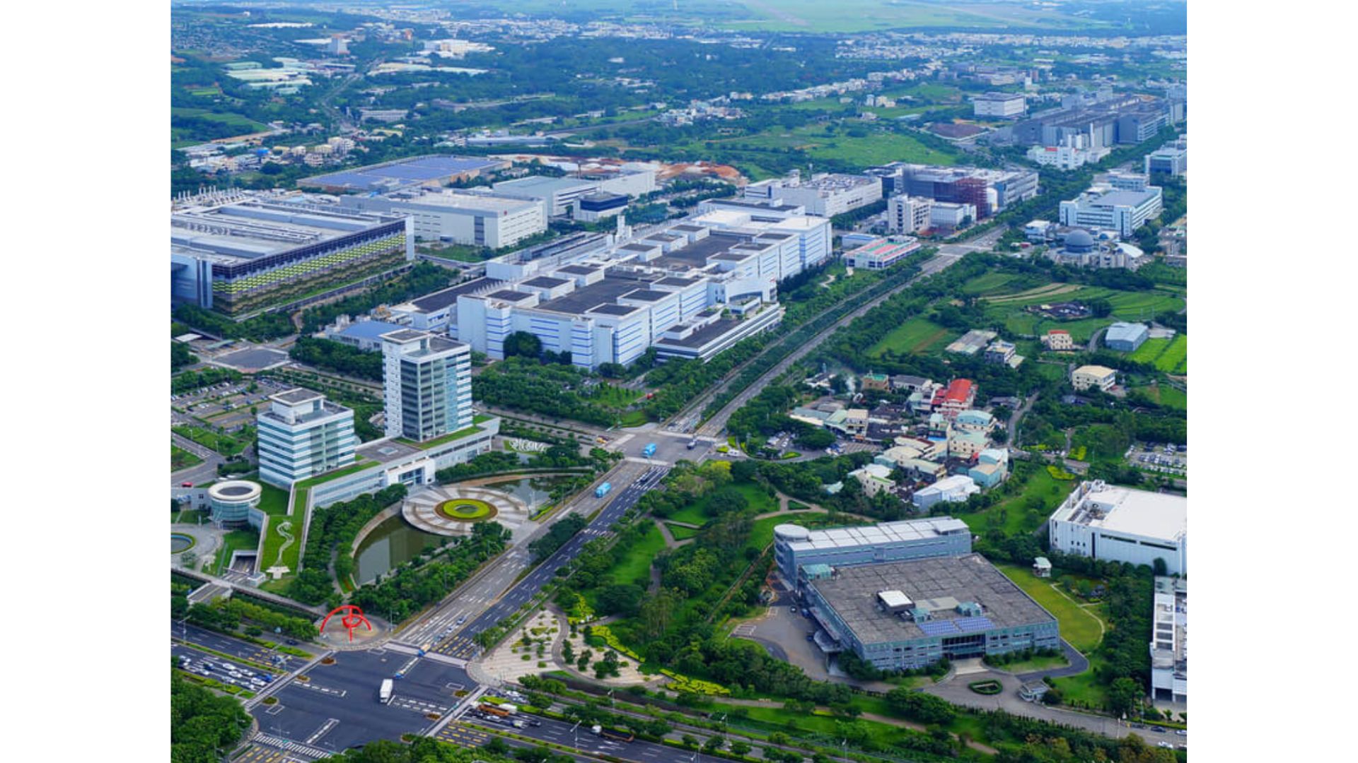 中科台中園區航照圖(來源：中部科學園區管理局)