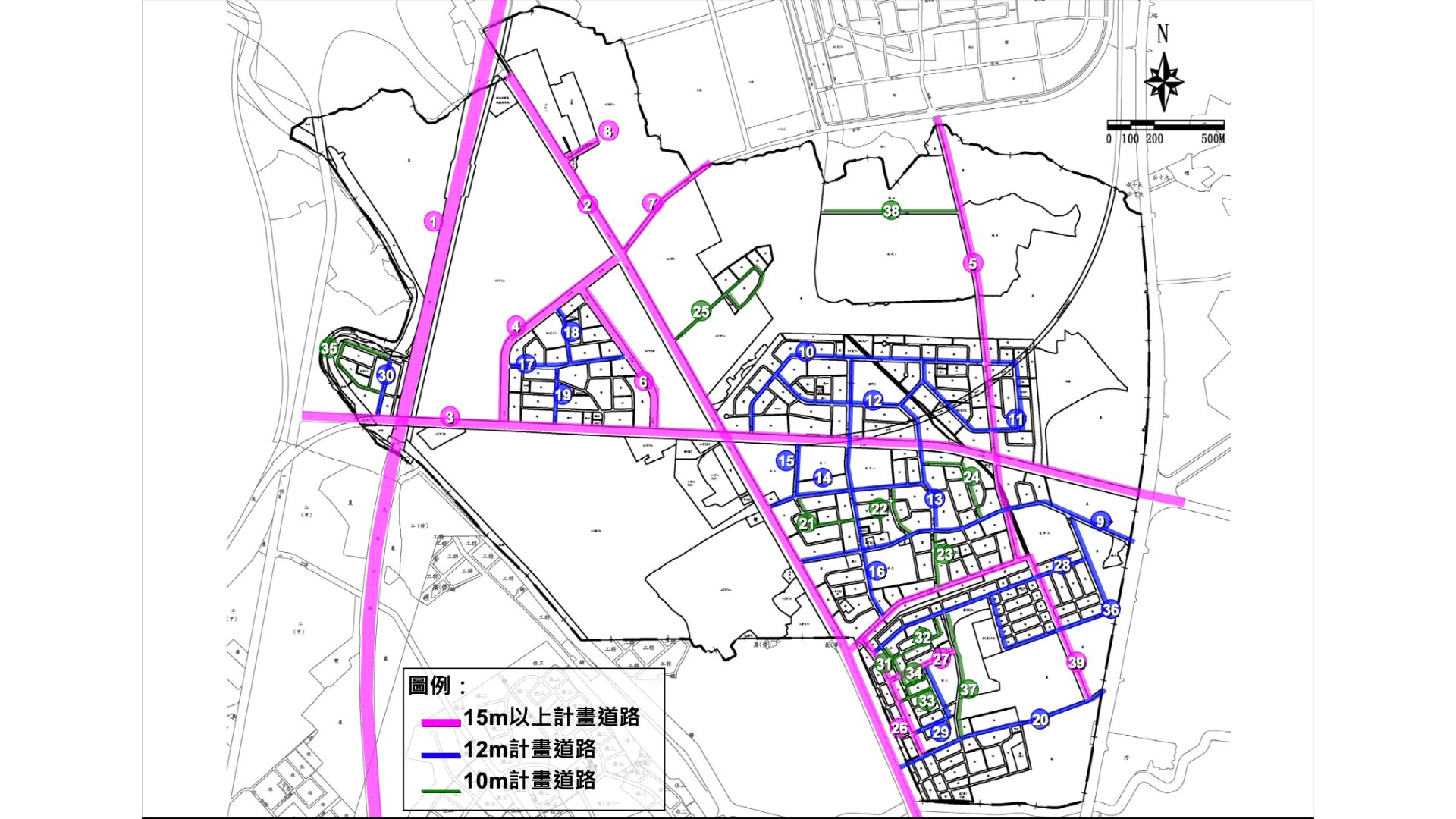 道路系統(來源：變更高雄市仁武都市計畫(第四次通盤檢討)(第二階段)案計畫書)