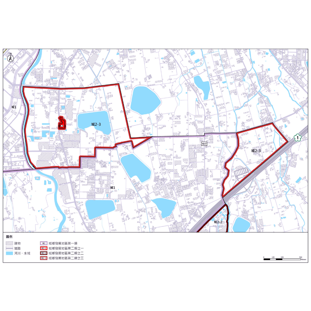 圖十五 城鄉發展地區第二類之三（編號2）劃設成果 (出處:桃園市政府)