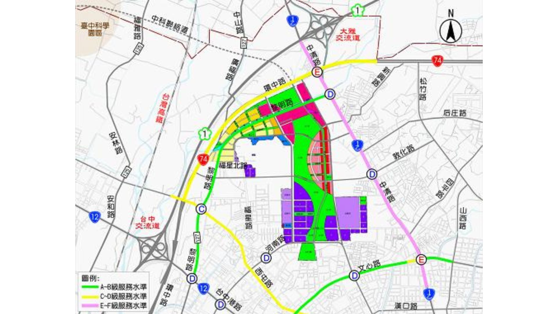 水湳機場區位與交通系統