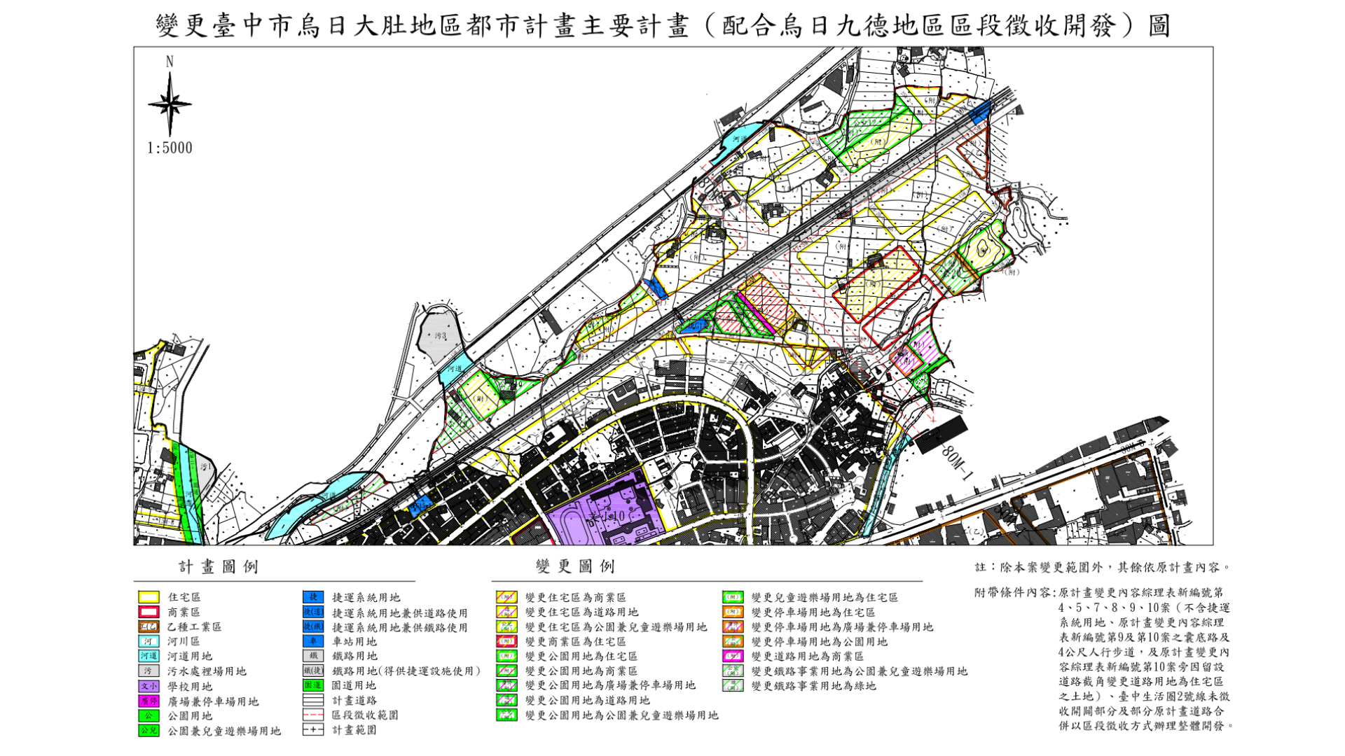 變更臺中市烏日大肚地區都市計畫主要計畫