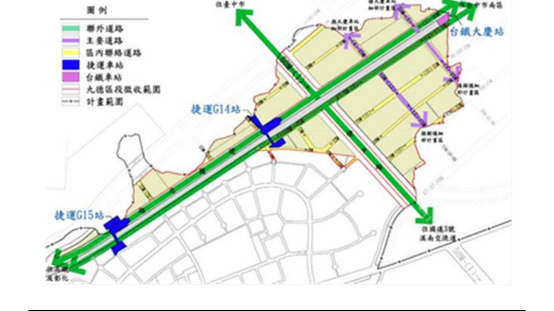 道路系統示意