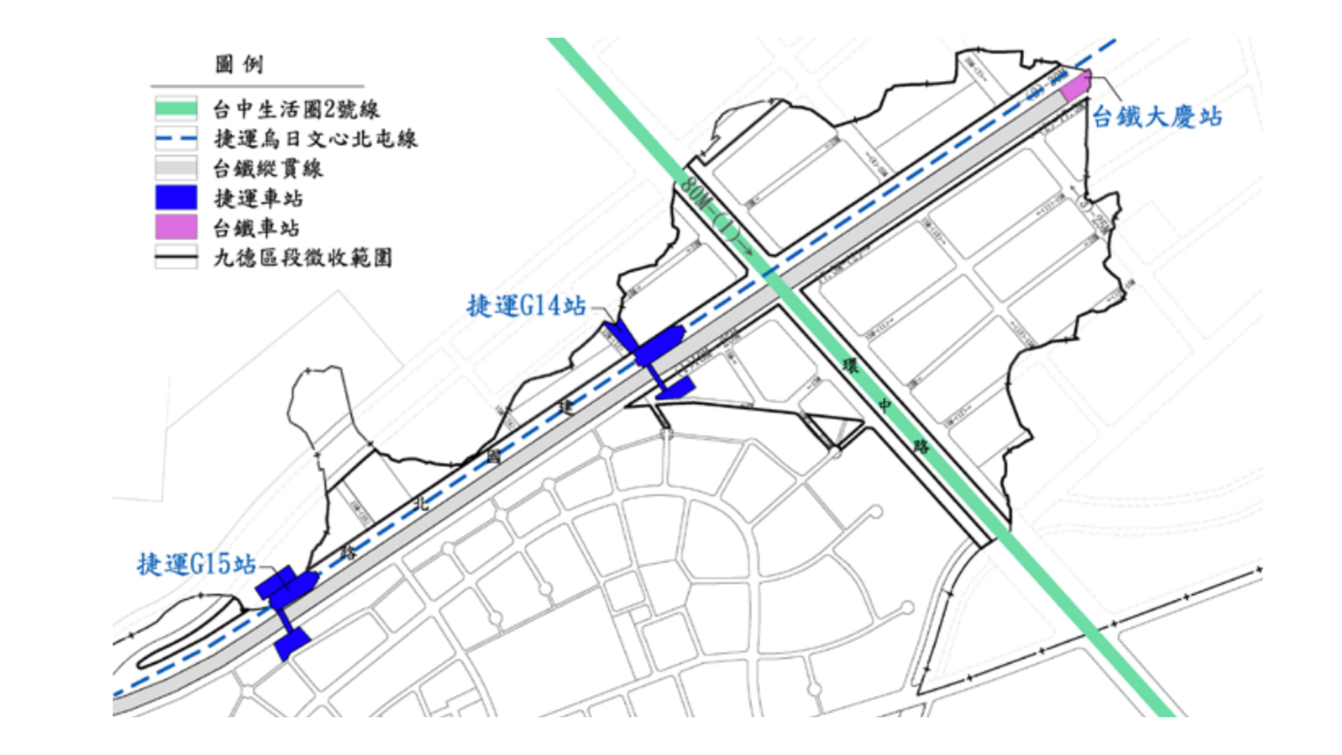 重大交通建設路線示意