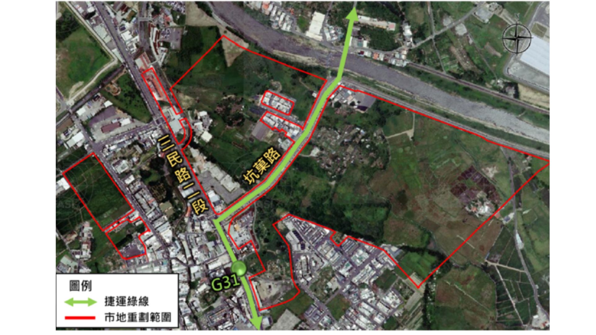 捷運綠線路徑