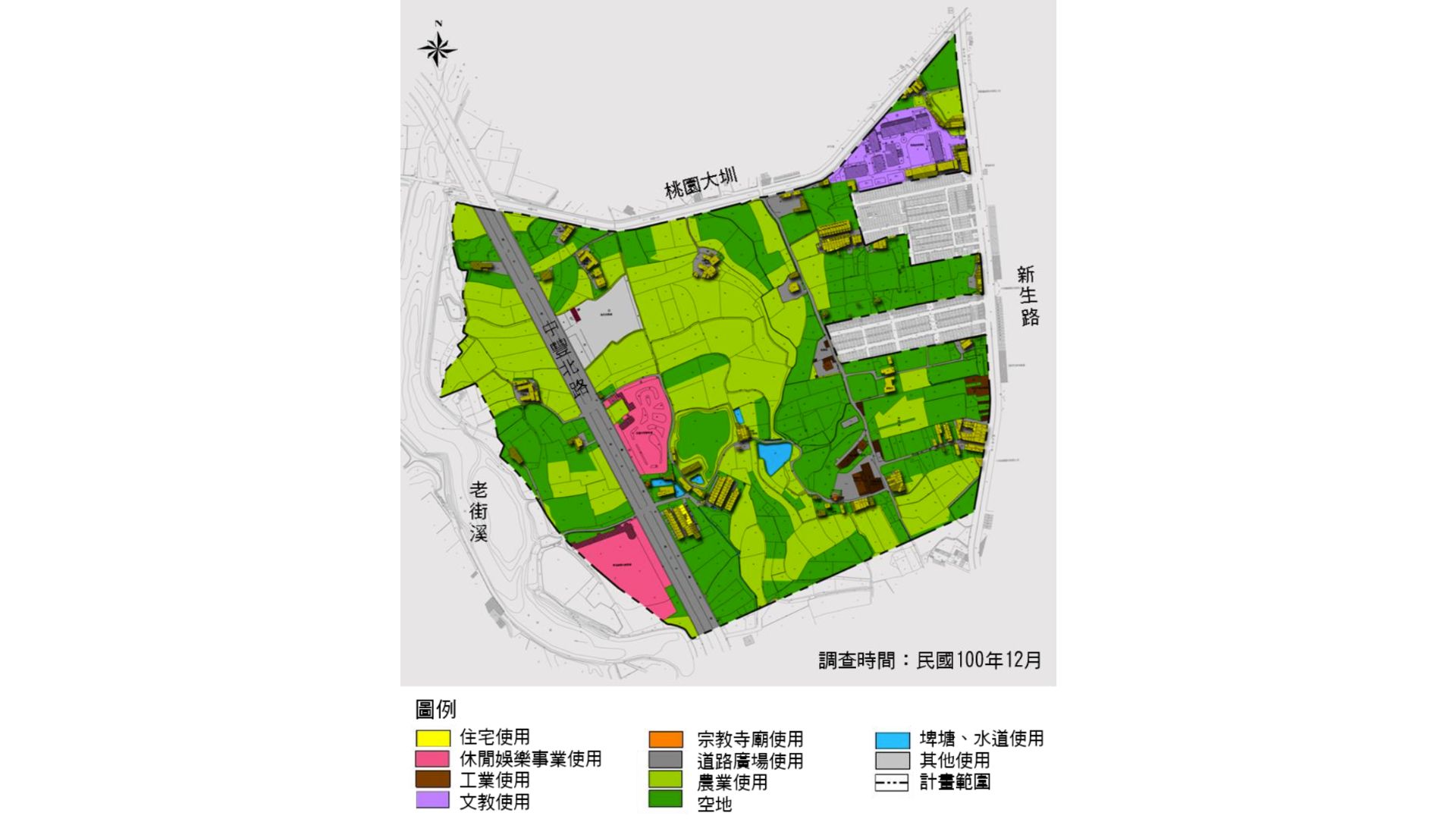 土地使用現況示意圖