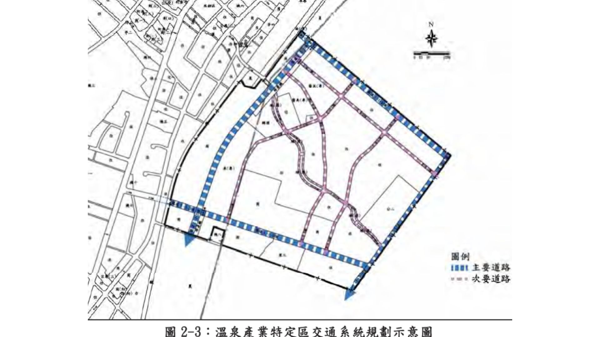 溫泉區道路系統