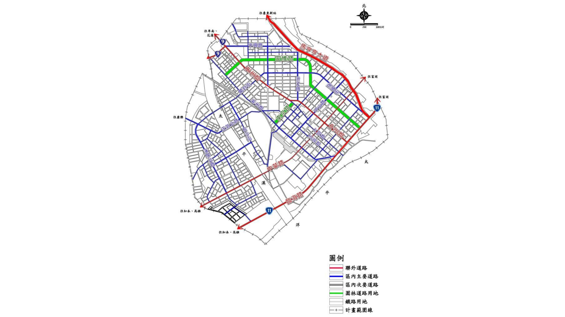 圖六 交通系統 (出處:臺東縣政府)