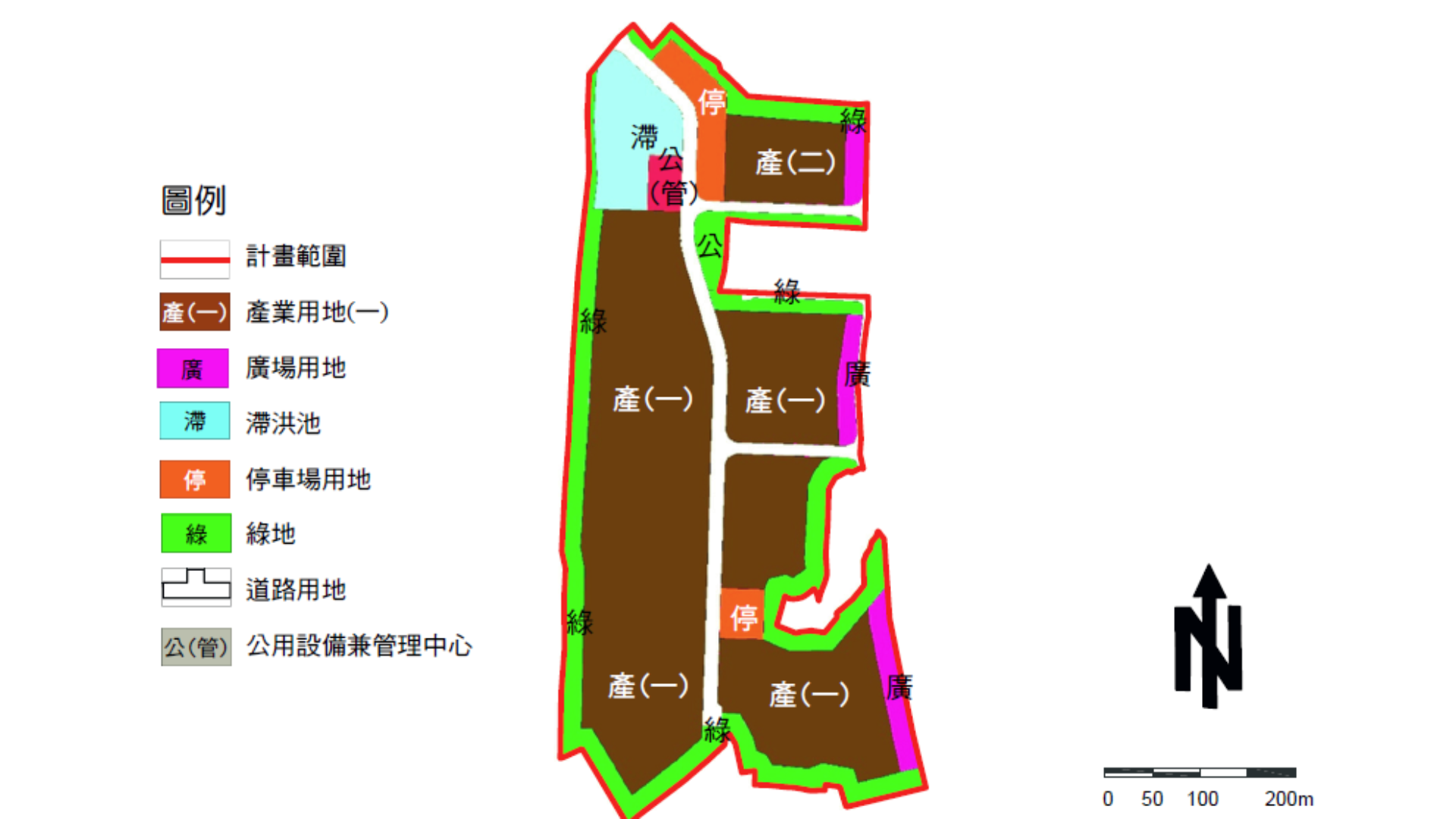 圖五 土地使用計畫  (出處:桃園市政府)