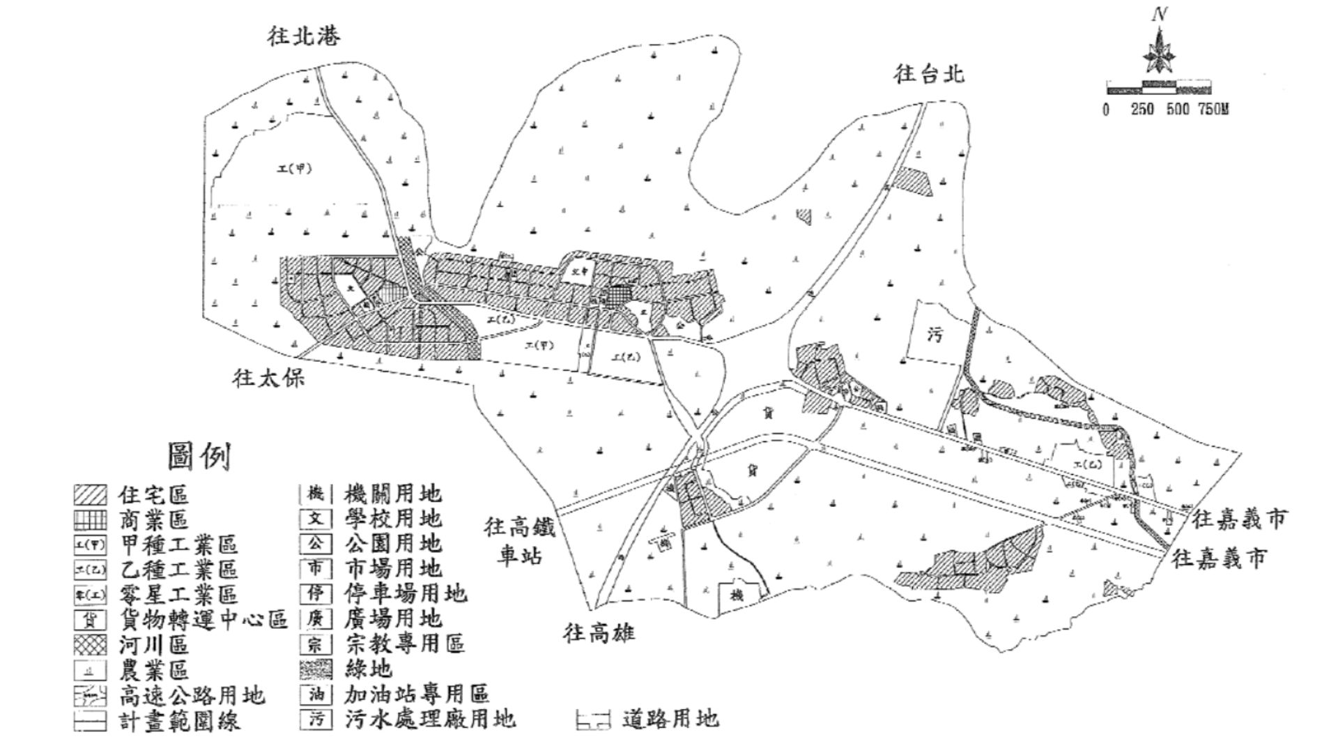 高速公路嘉義交流道附近特定區