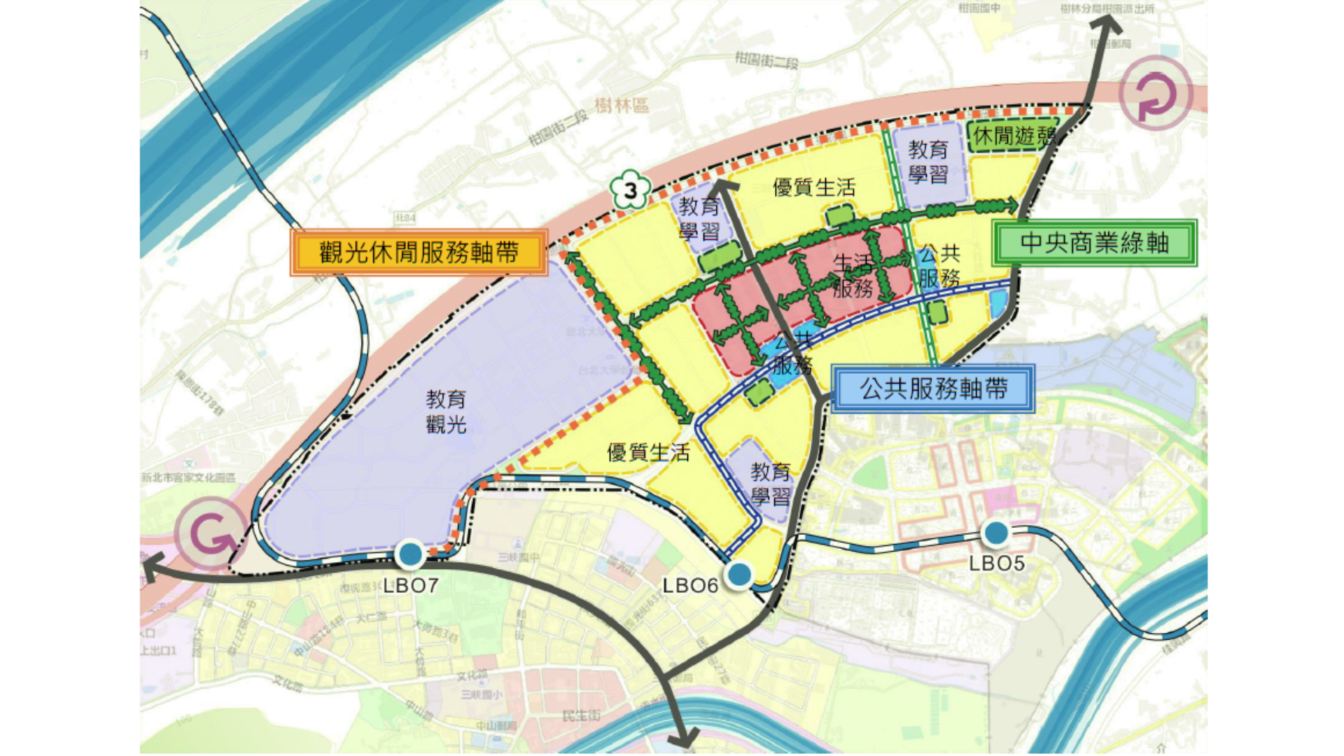 圖三 規劃構想 (出處:新北市政府)