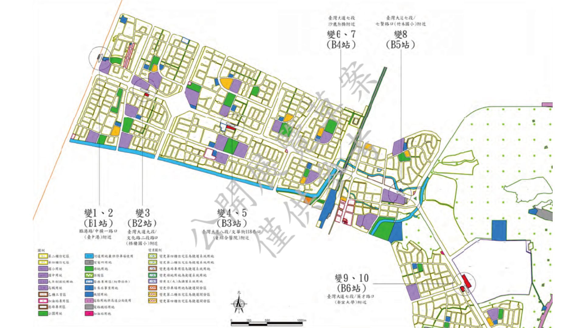 台中捷運藍線場站(部分)