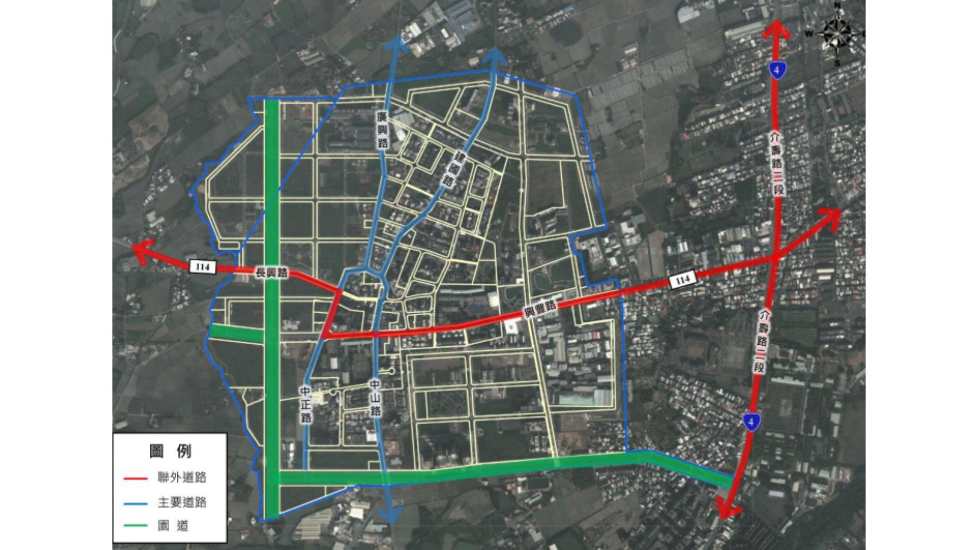 計畫區及周邊道路系統