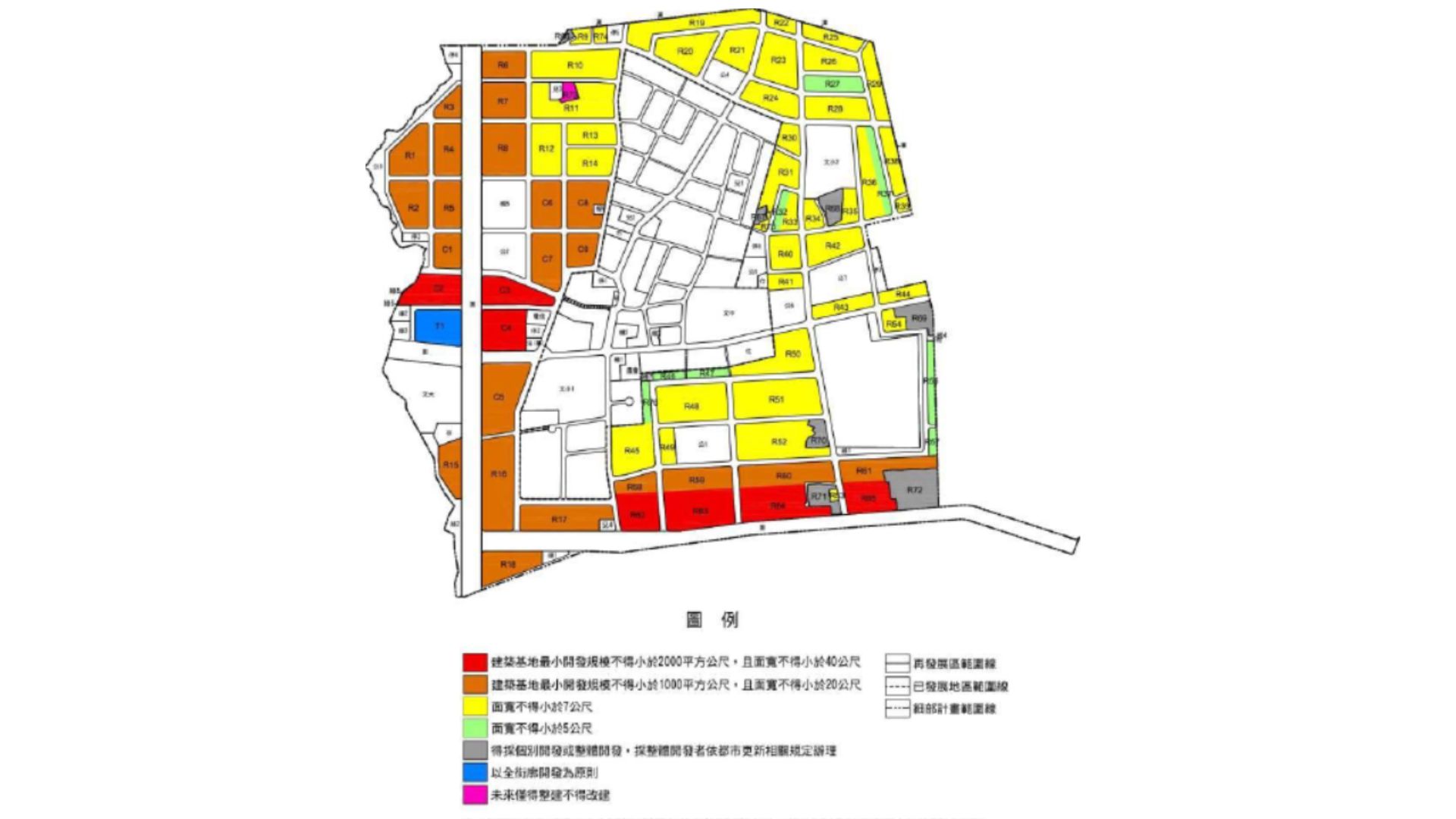 建築基地最小規模限制