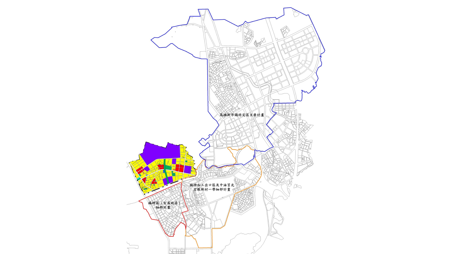 圖二 鄰近都市計畫 (出處:高雄市政府)