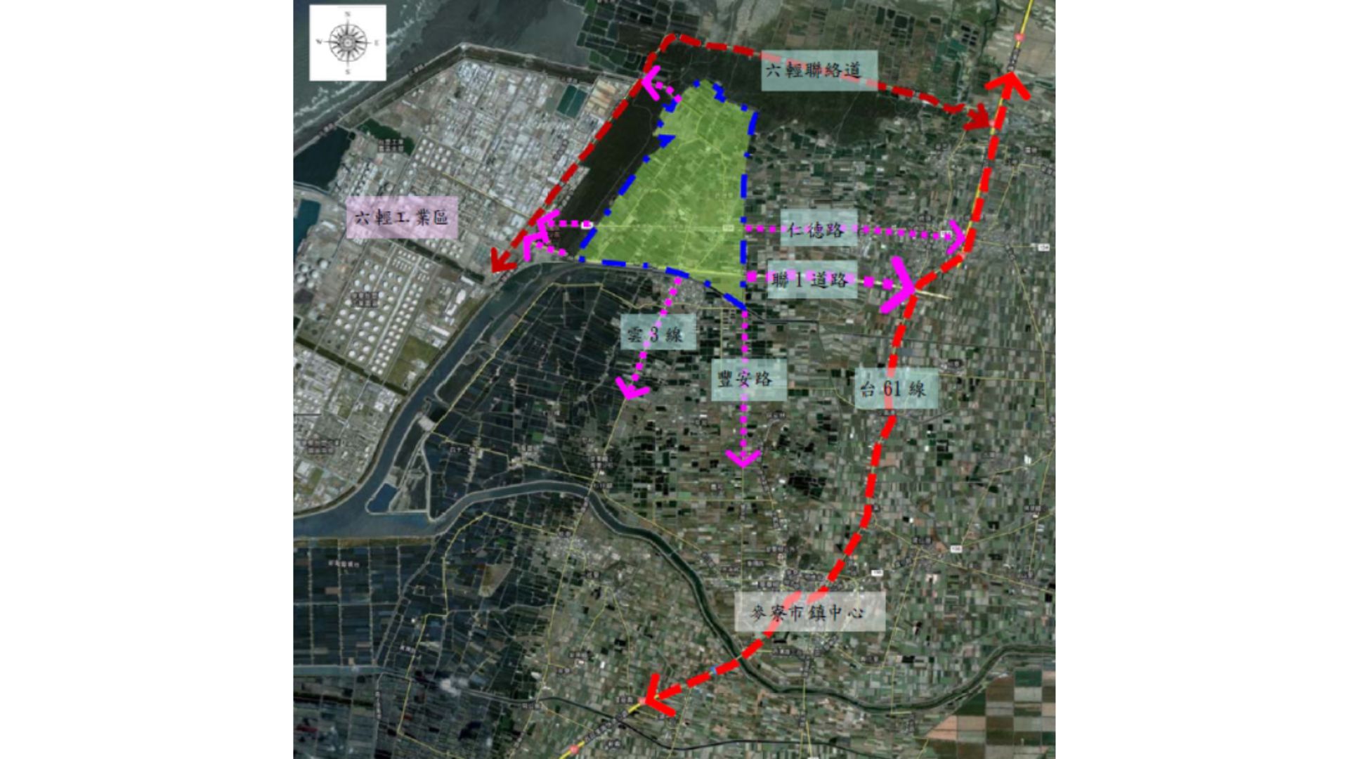 計畫區聯外交通運輸路網