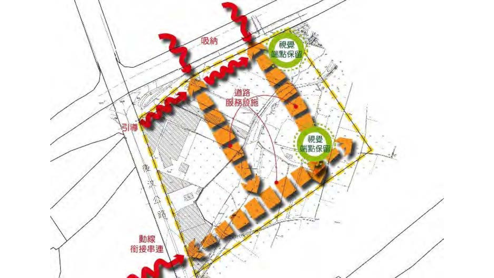 圖三 對外連通服務設施構想 (出處:苗栗縣政府)