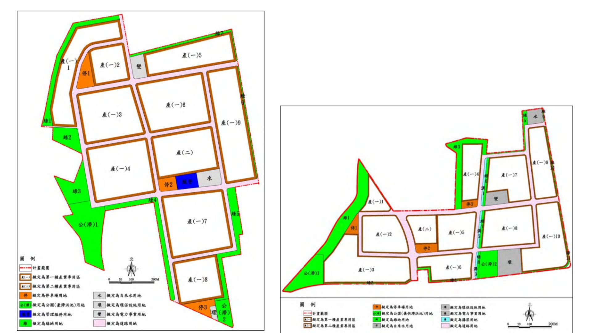 土地使用計畫示意圖