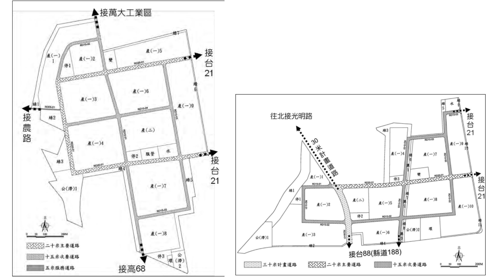 基地交通系統示意圖