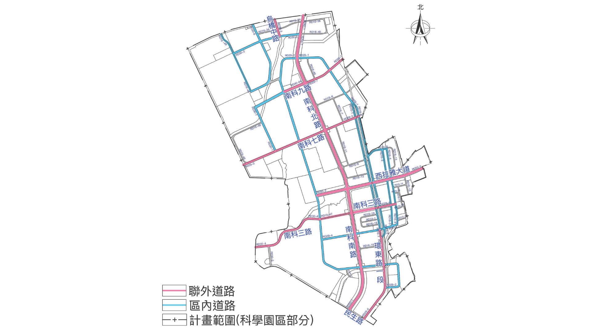 圖六 交通系統計畫 (出處:臺南市政府)