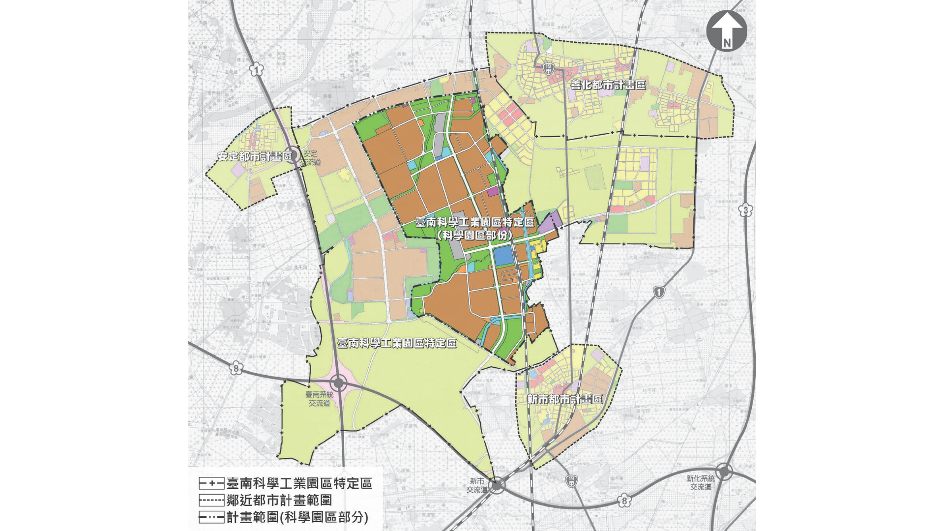 圖一 地理區位 (出處:臺南市政府)