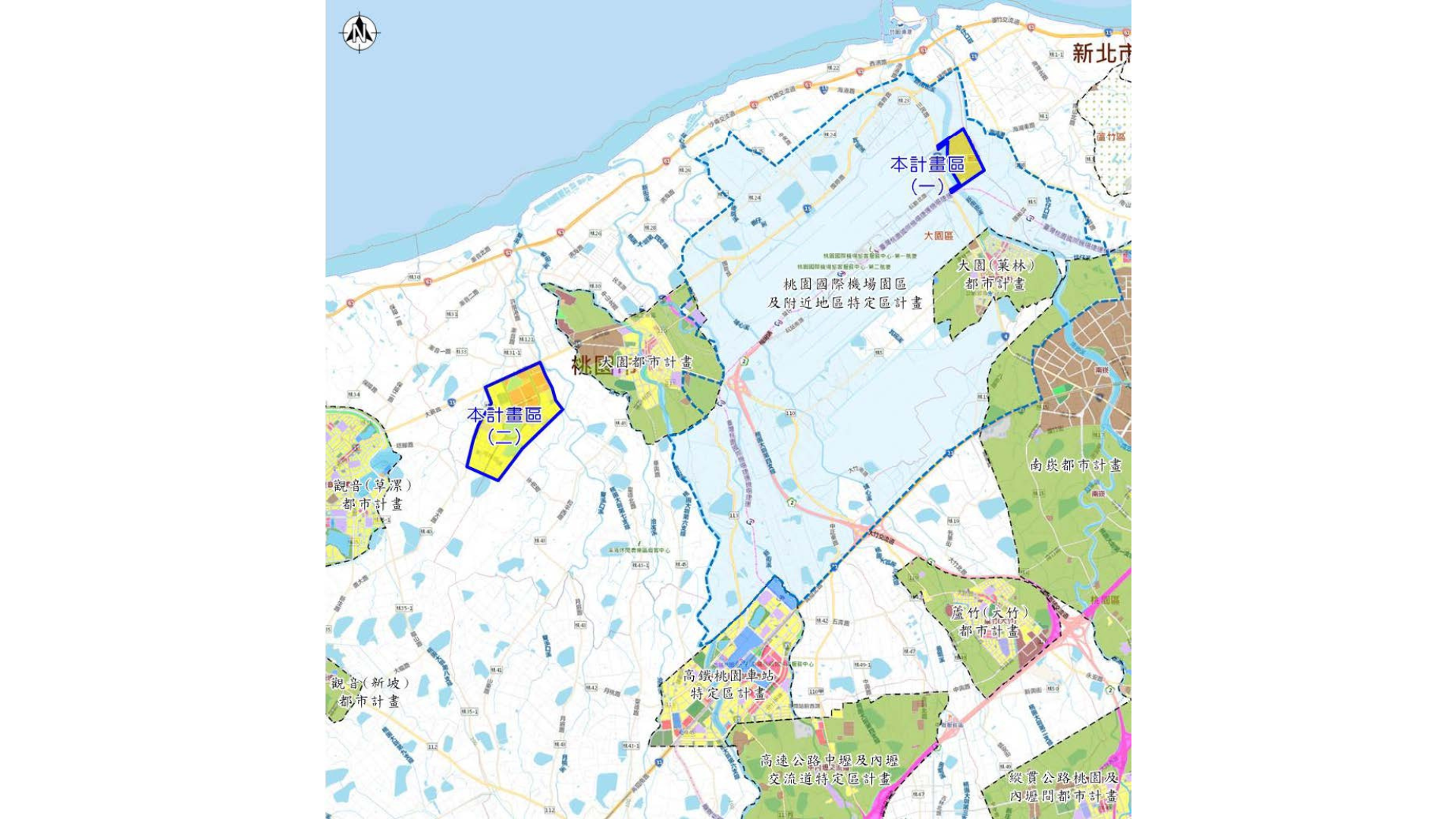 圖一 計畫區地理位置 (出處:桃園市政府)