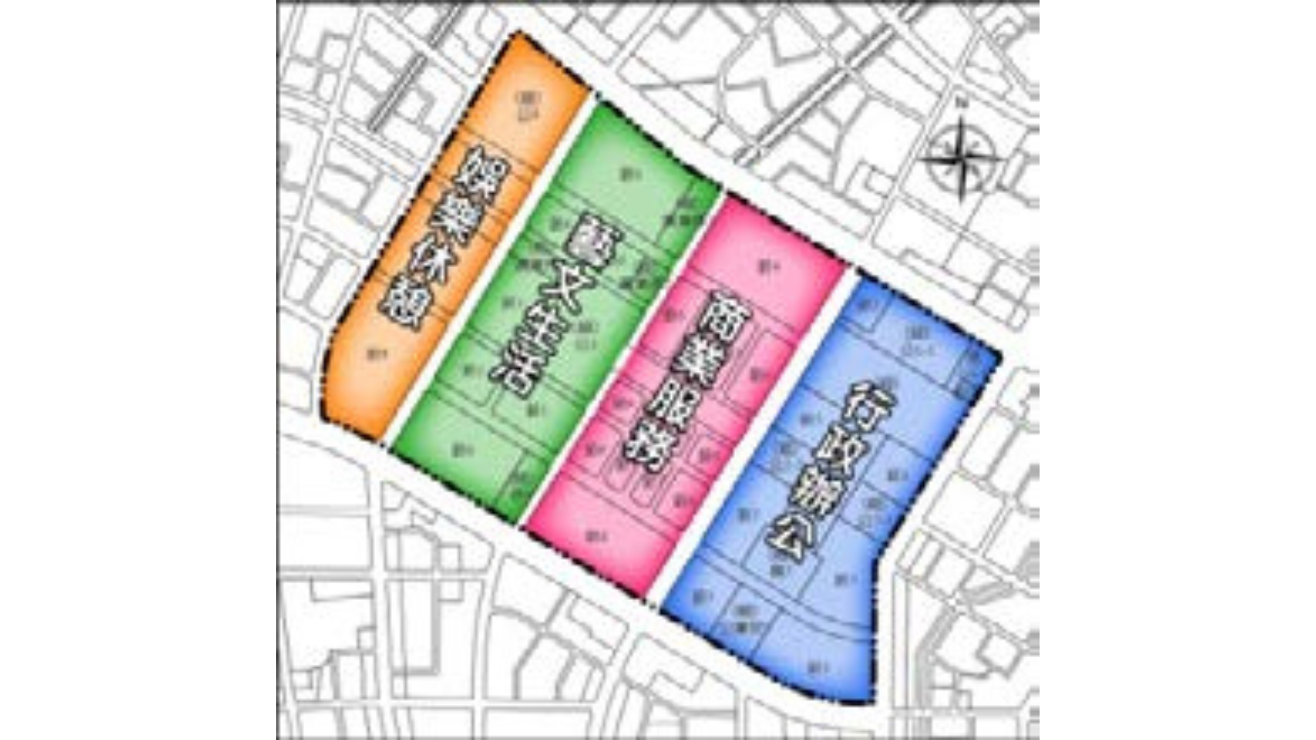 圖三 細部計畫空間結構 (出處:臺中市政府)