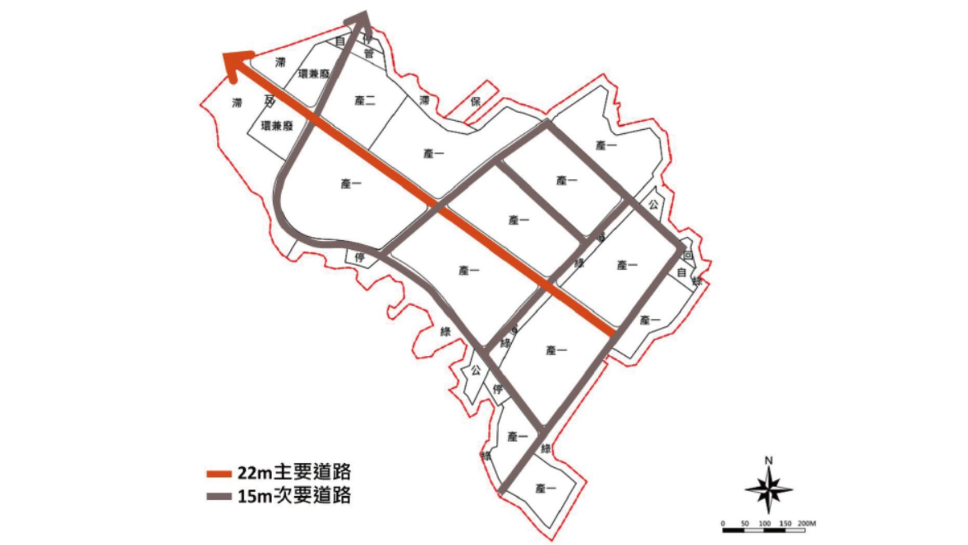 計畫區內道路系統