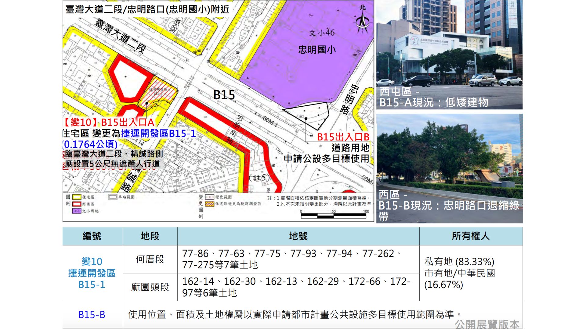 B15場站相關資訊