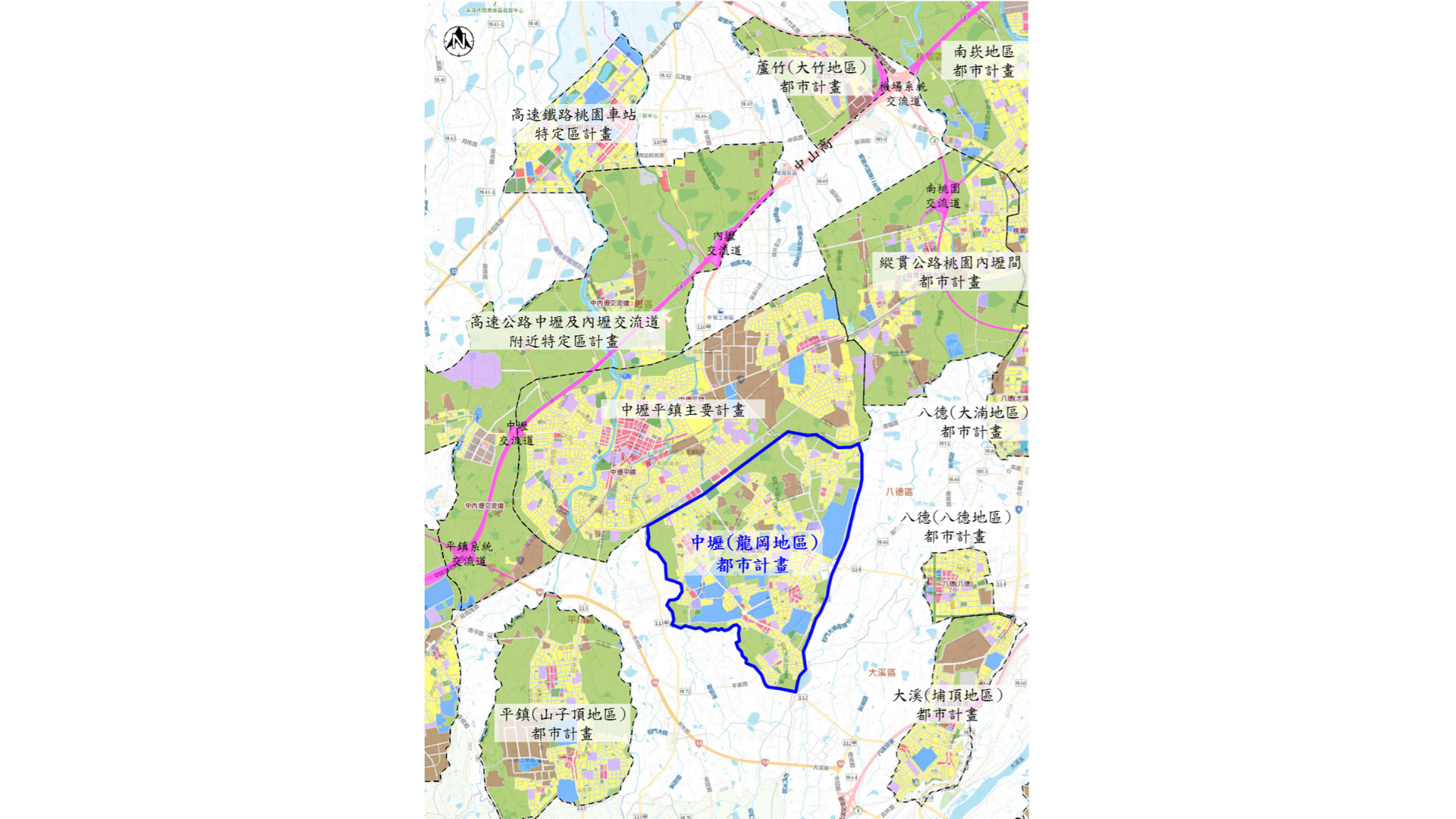 圖一 計畫區位置及範圍 (出處:桃園市政府)