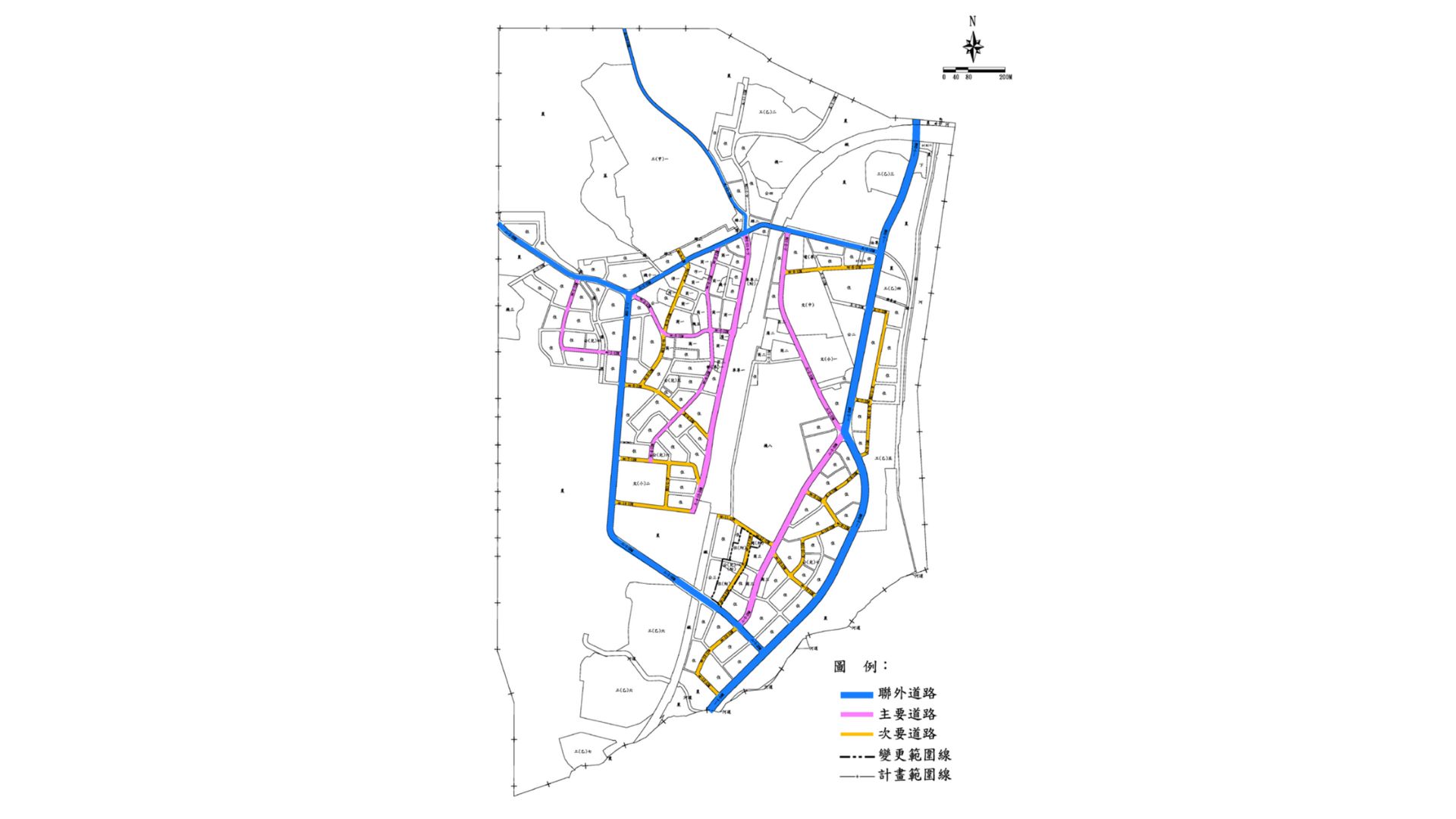 道路系統示意圖