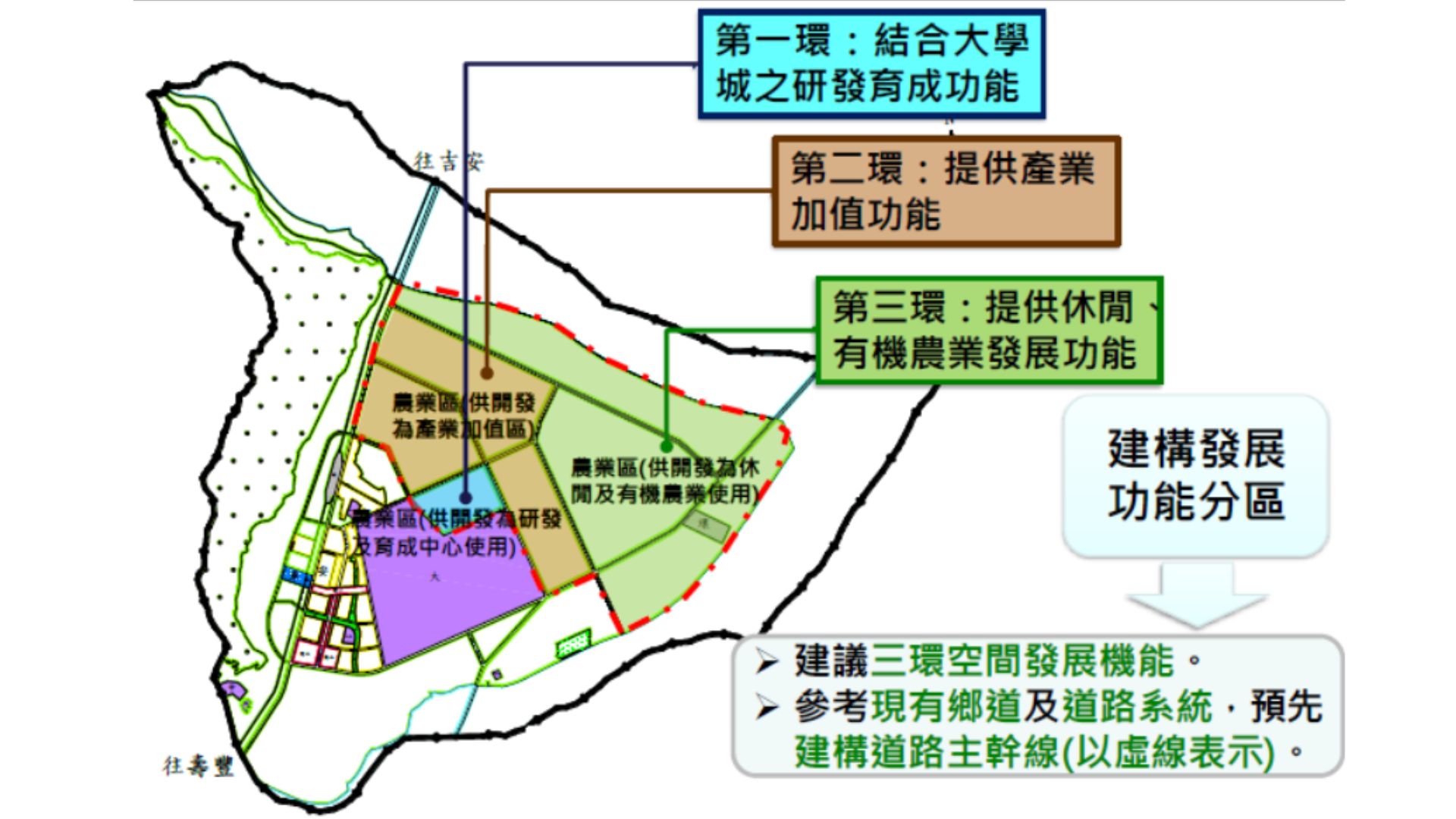 第一次通盤檢討之科技產業專區浮動分區發展構想