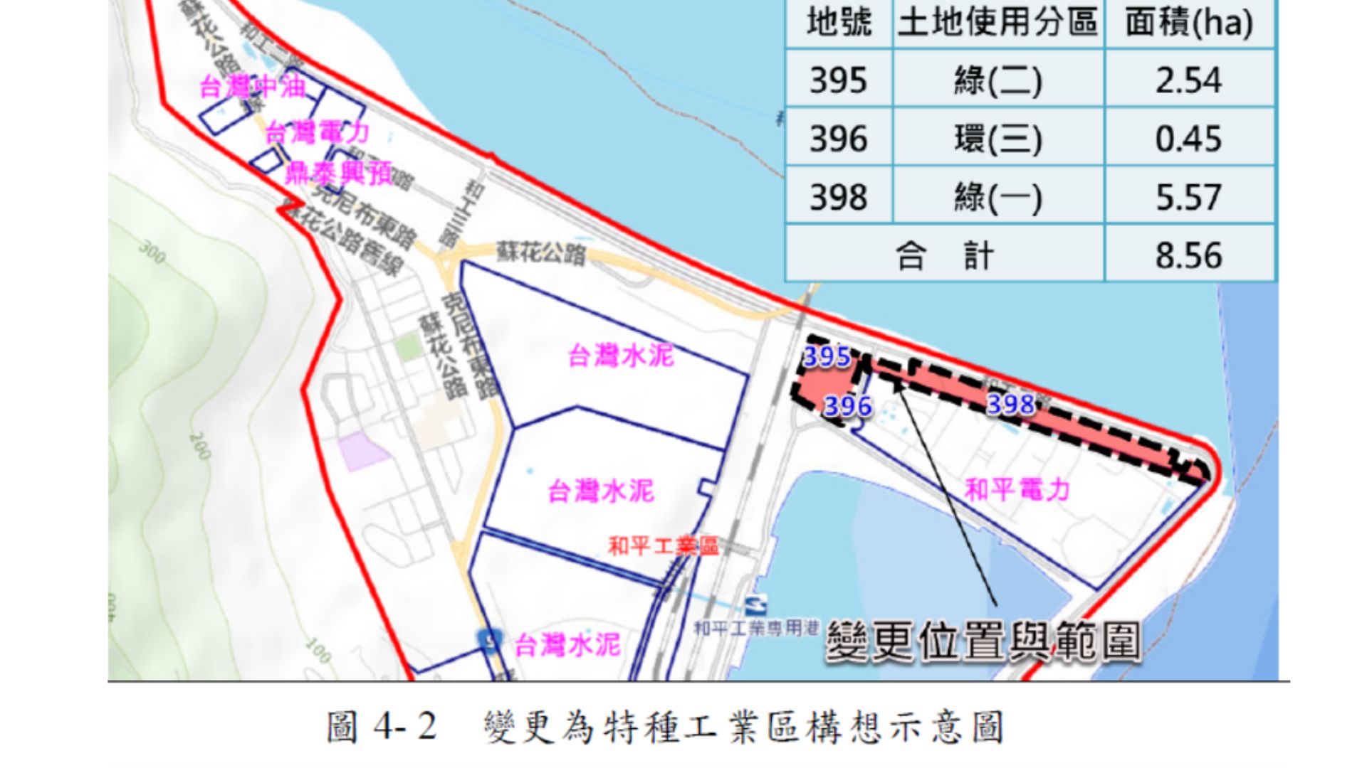 變更為特種工業區構想