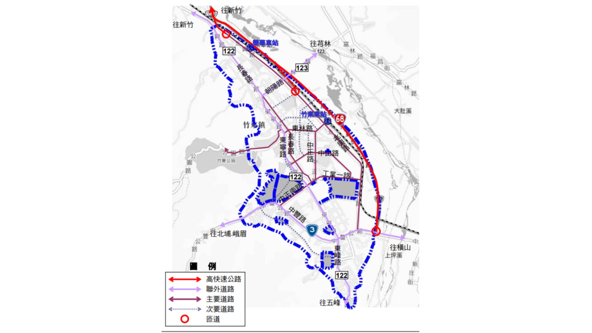 本計畫範圍交通系統現況