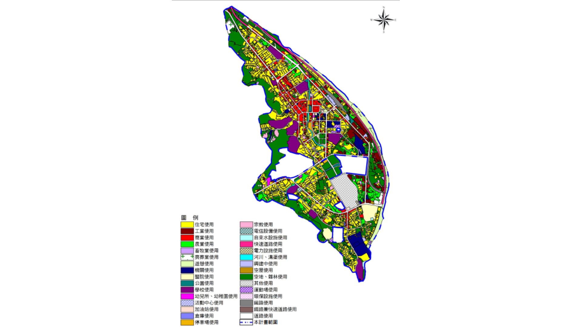 本計畫範圍土地使用現況