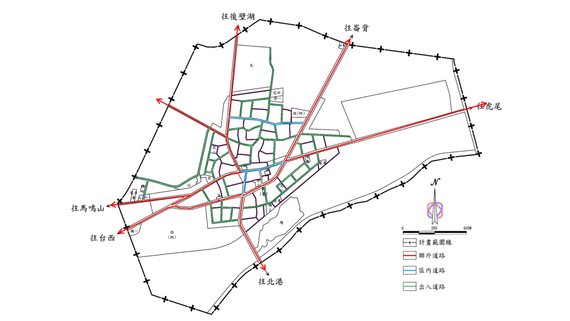 道路系統示意圖