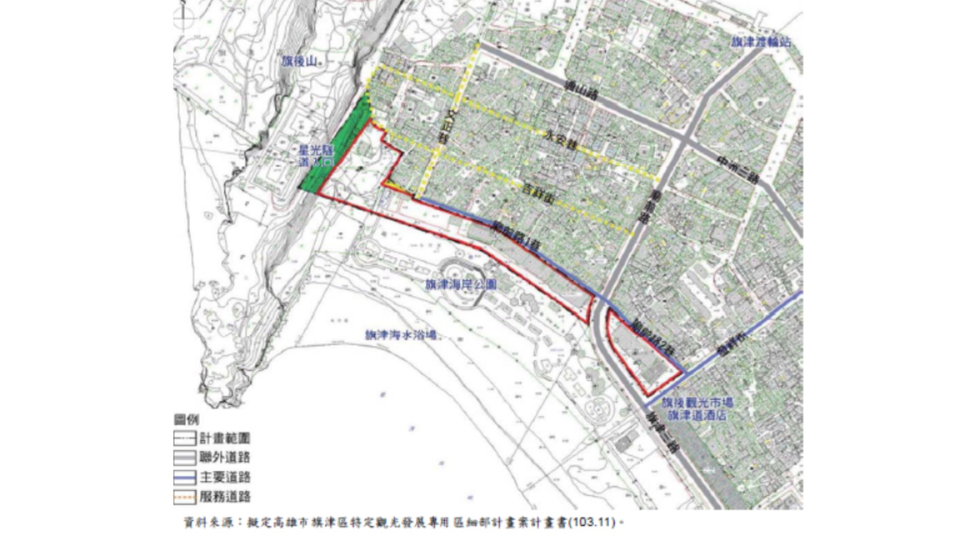 全區交通系統示意