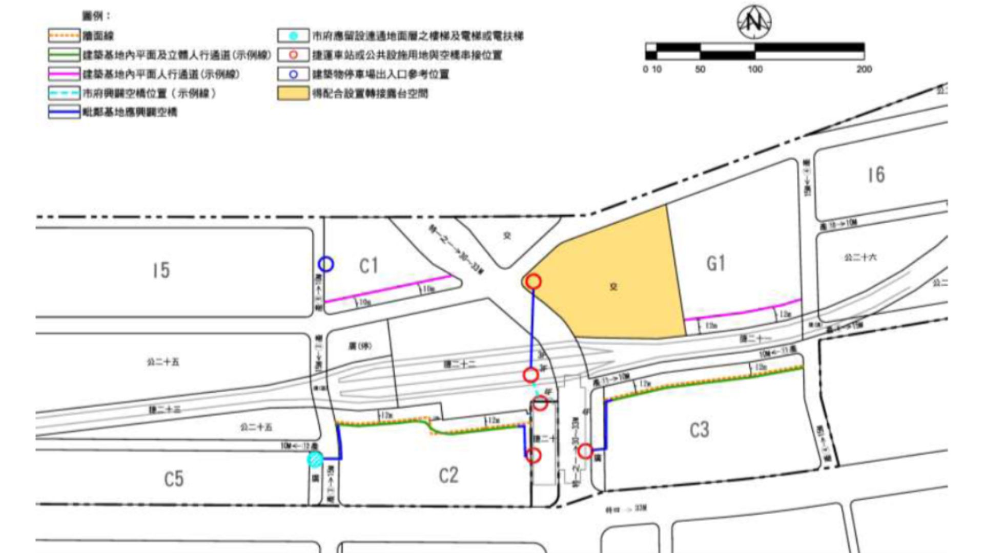 捷運場站及毗鄰建築基地整體規劃