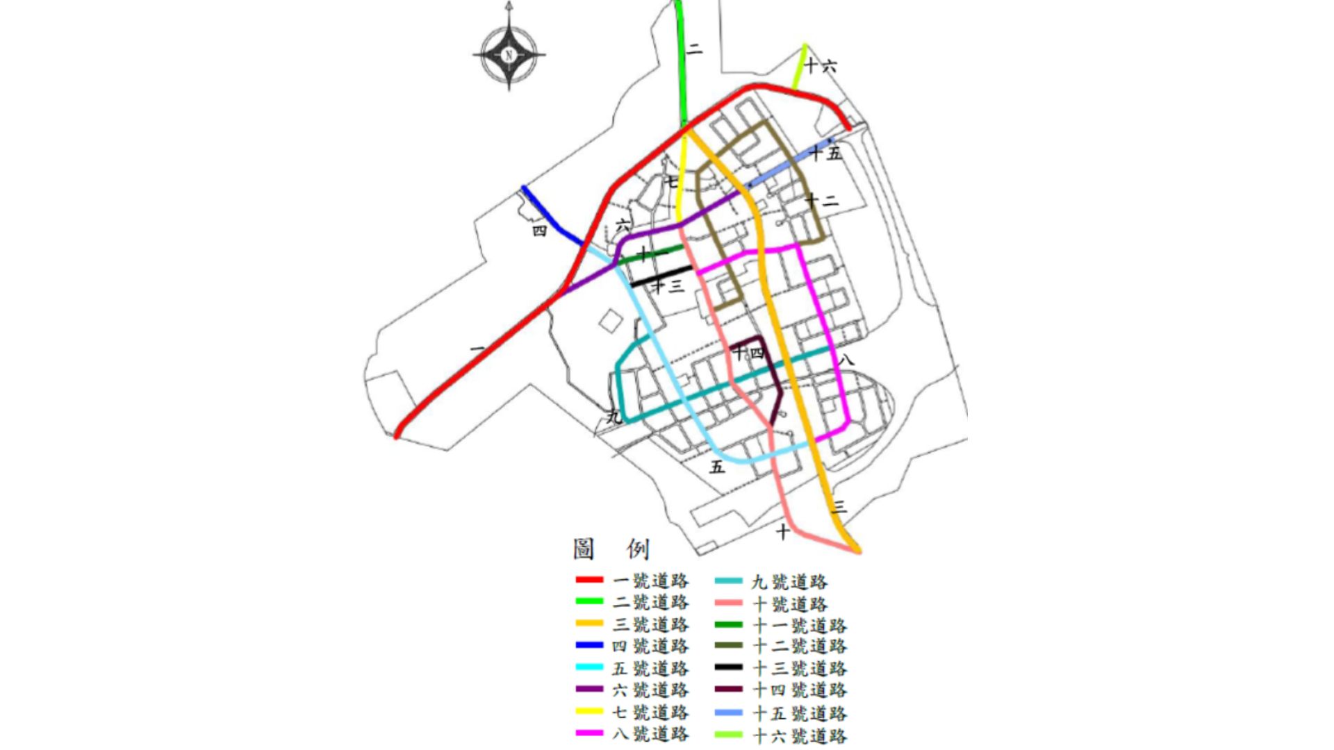 細部計畫道路系統