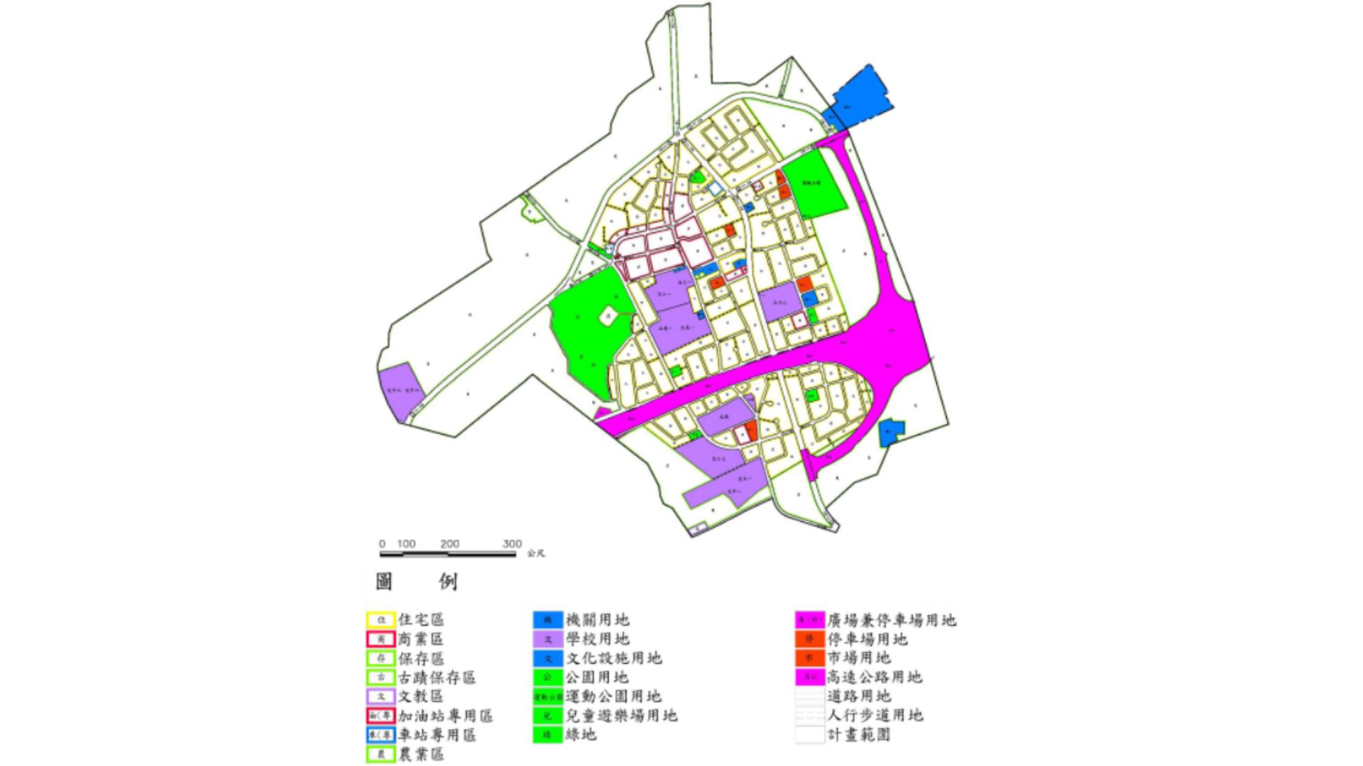 細部計畫土地使用分區圖