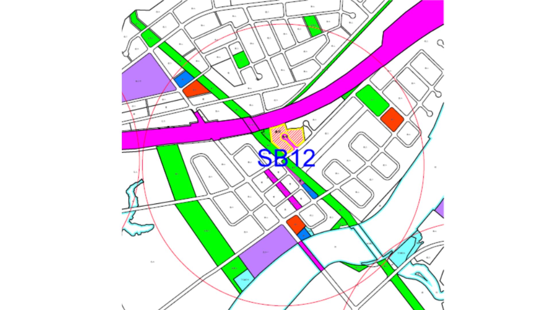 SB12站周圍公共設施用地