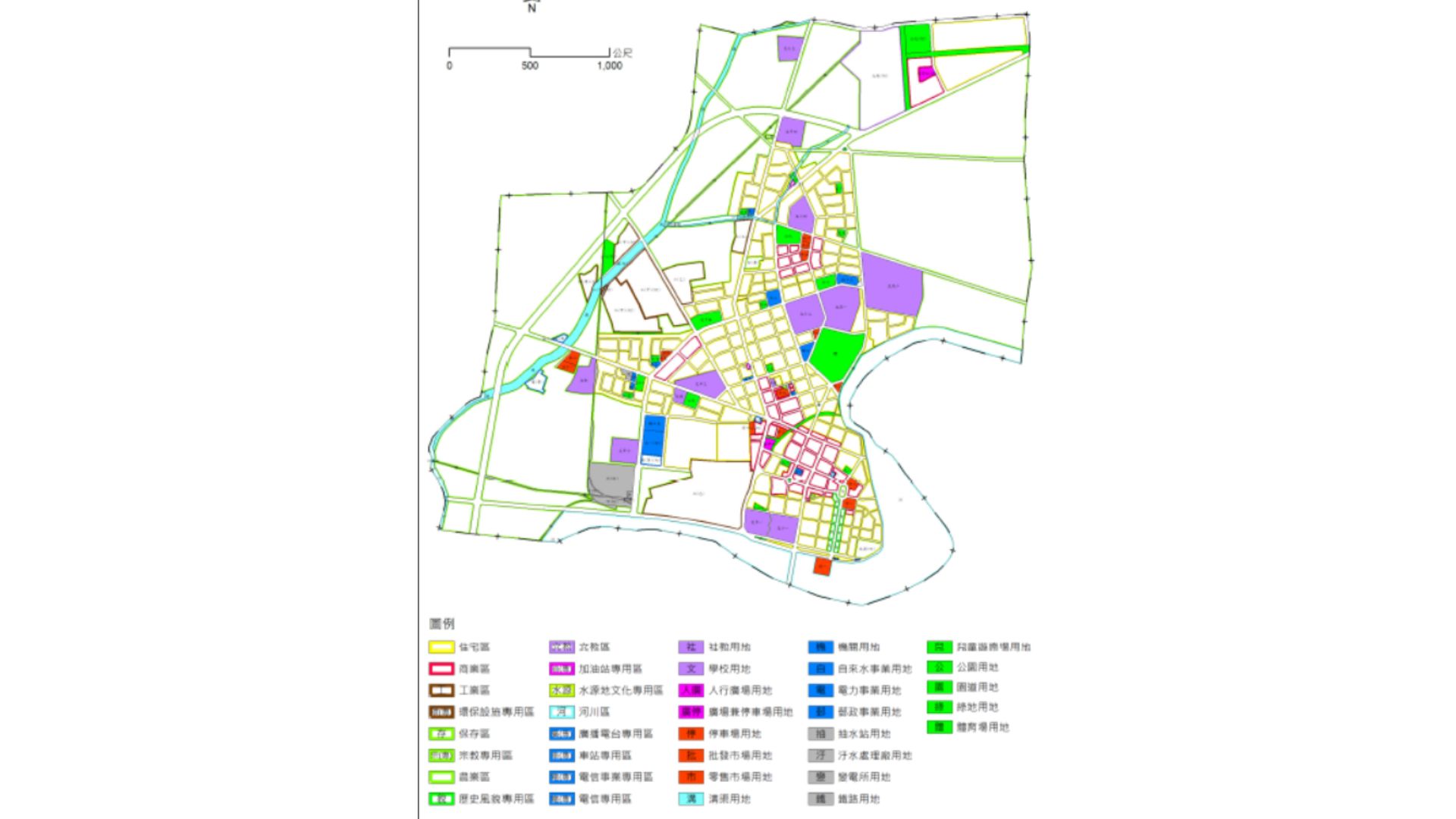 現行北港都市計畫