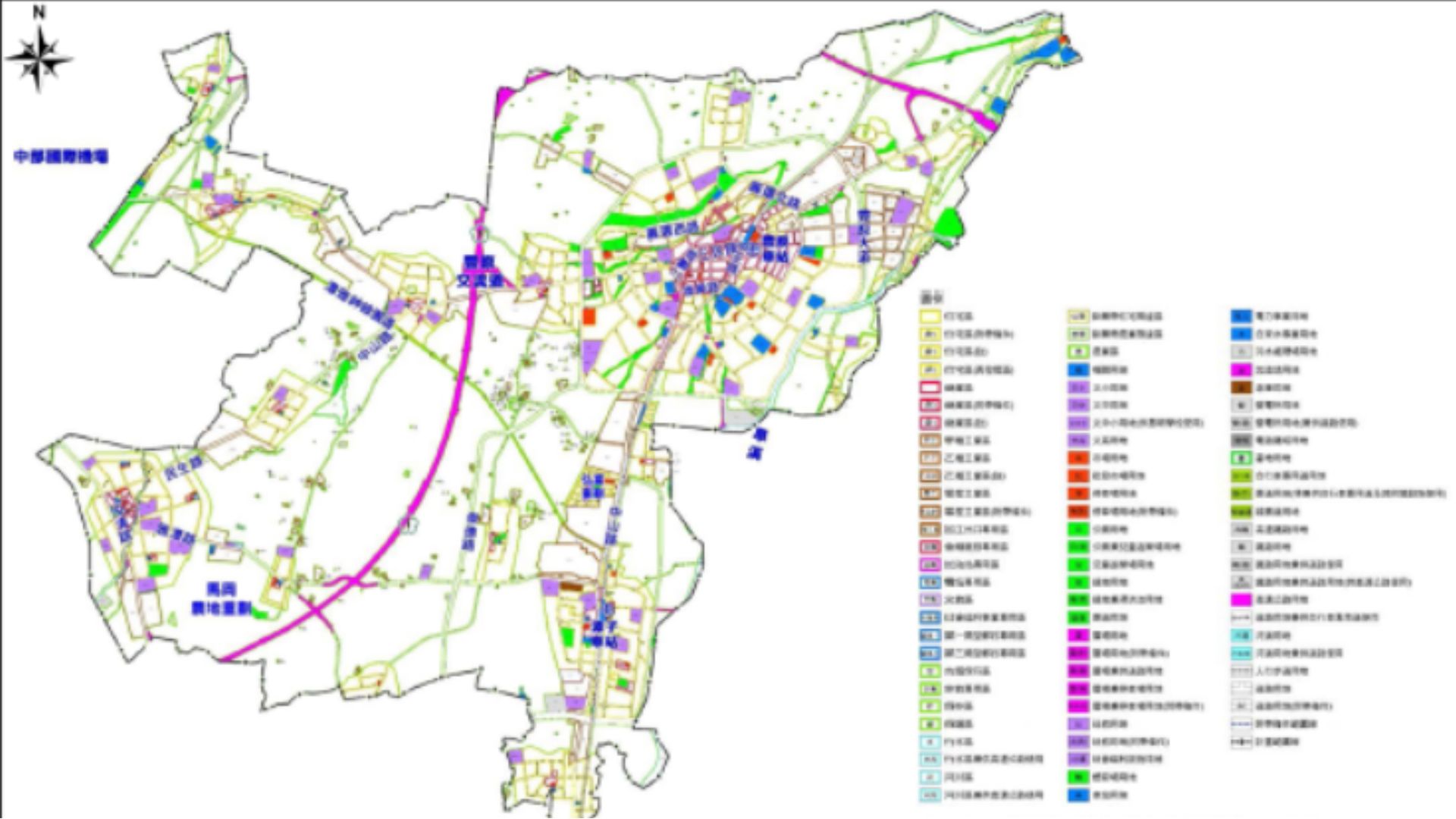 臺中市豐潭雅神地區都市計畫土地使用計畫